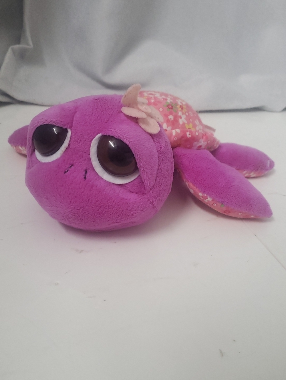 RARE RUSS Berrie Lil Peepers Pink And Purple Turtle